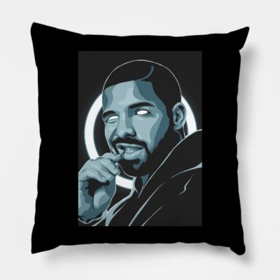 Drake Illustration Throw Pillow Official Drake Merch