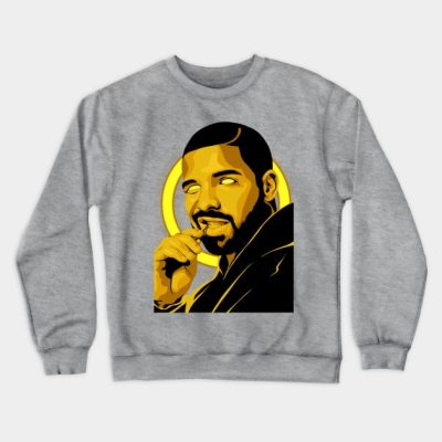 Drake Rapper Illustration Crewneck Sweatshirt Official Drake Merch