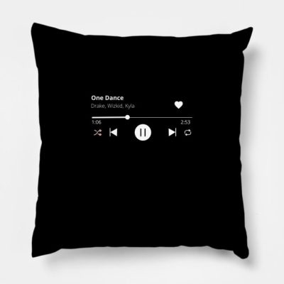 Drake One Dance Spotify Series Throw Pillow Official Drake Merch