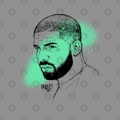 Drake Sketch Design Throw Pillow Official Drake Merch
