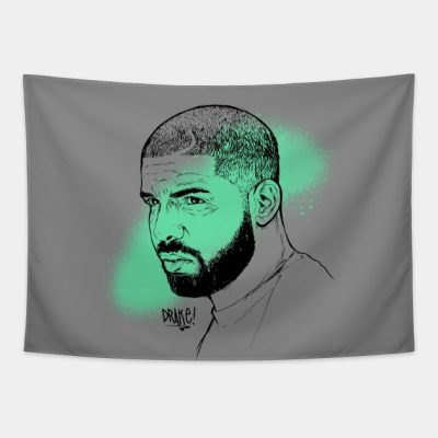 Drake Sketch Design Tapestry Official Drake Merch