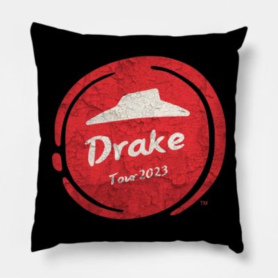 Cosplay Parody Pizza Hut Vintage Music Lovers Drak Throw Pillow Official Drake Merch