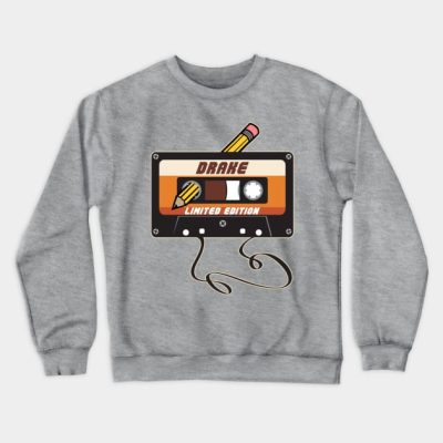 Drake Limited Edition Cassette Tape Vintage Style Crewneck Sweatshirt Official Drake Merch