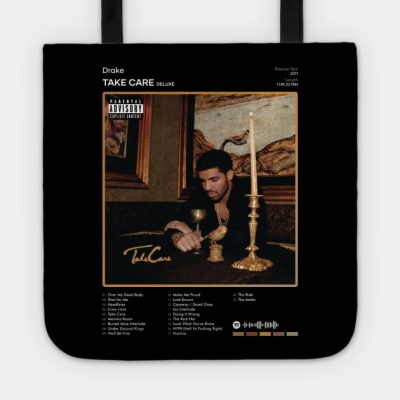 Drake Take Care Tracklist Album Tote Official Drake Merch