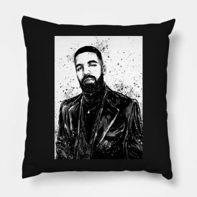 Drake Ink Throw Pillow Official Drake Merch