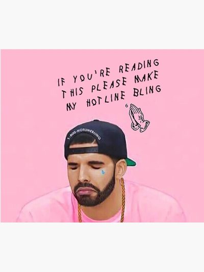 Drake Hotline Tapestry Official Drake Merch