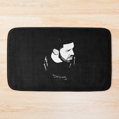 Drke Drizzy Rapper Silhouette T Shirt Bath Mat Official Drake Merch