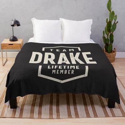 Drake Lifetime Member Personalized Name Drake Throw Blanket Official Drake Merch