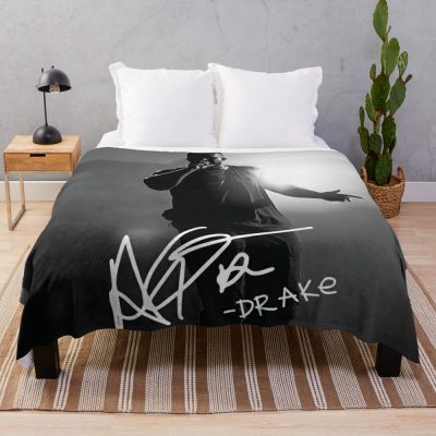 Drake Signature Throw Blanket Official Drake Merch