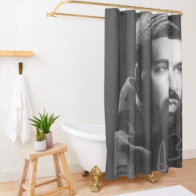 Black Drake Scorpion Shower Curtain Official Drake Merch
